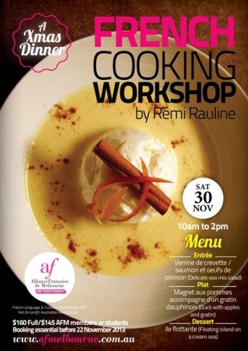 French Cooking Workshop - 30 November 2013