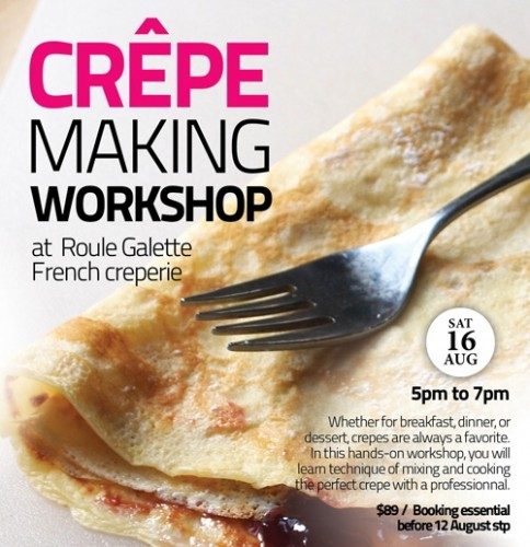 Crepe making Masterclass - 16 August 2014