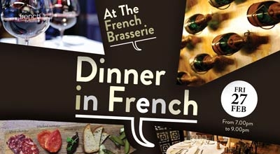 Dinner in French French Brasserie 27/02